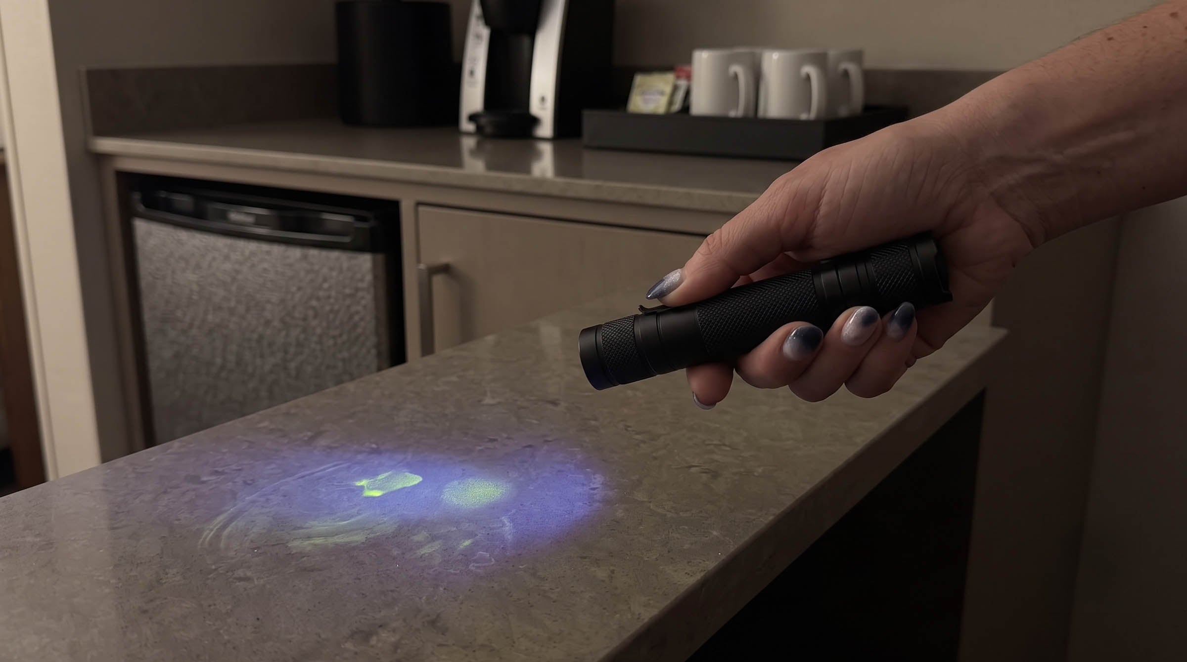 UV Flashlight for Hotel Room Inspection: What It Can and Cannot Show
